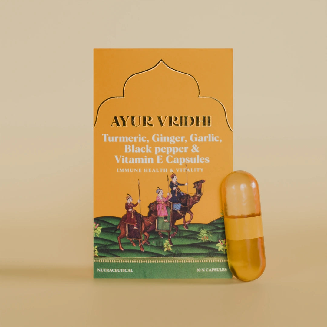 Turmeric, Ginger, Garlic, Black Pepper & Vitamin E Capsules